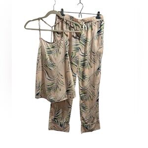 Stars Above Pink Palms Pajama Set ~ Simply Cool Tencel Lyocell Fabric